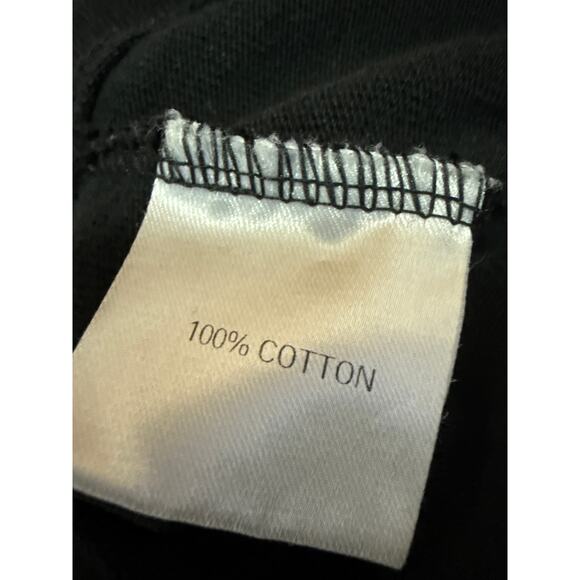 Frankie Shop Black Long Sleeve Crew Neck Tie T Shirt Tee Sweatshirt Crop Top S - Picture 4 of 4